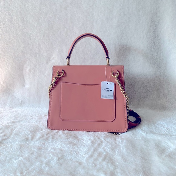 NWT Authentic Coach Calf Leather Parker Satchel Top Handle Bag - Picture 16 of 16